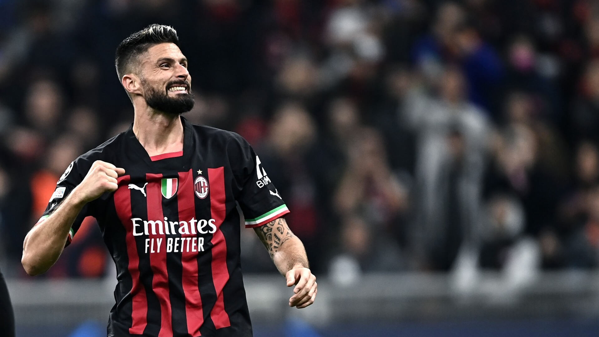 Giroud, giocatore del Milan