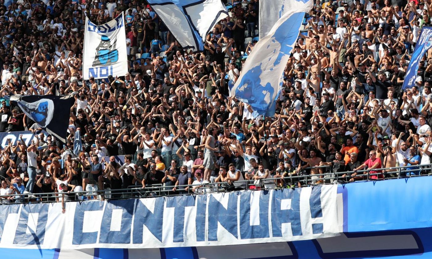 Le proteste dei tifosi del Napoli: contro il Milan curve in silenzio