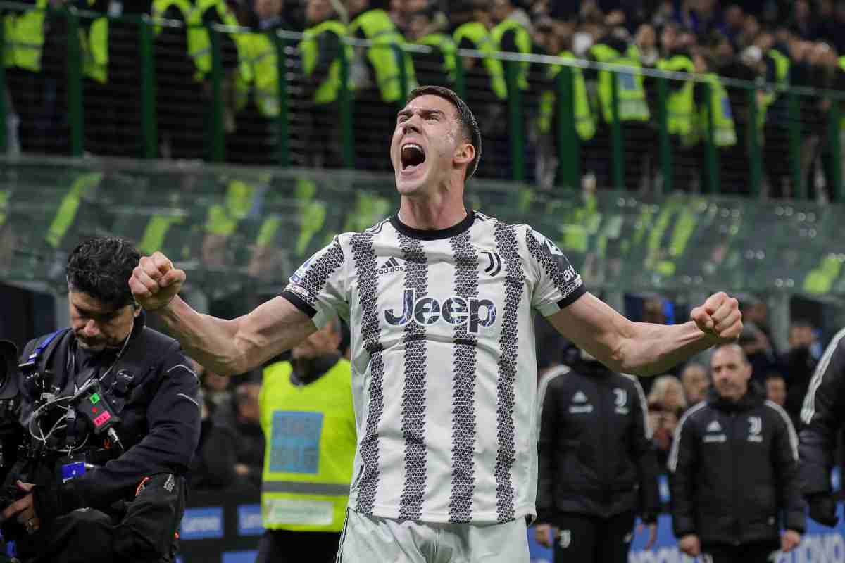 Vlahovic, giocatore della Juventus