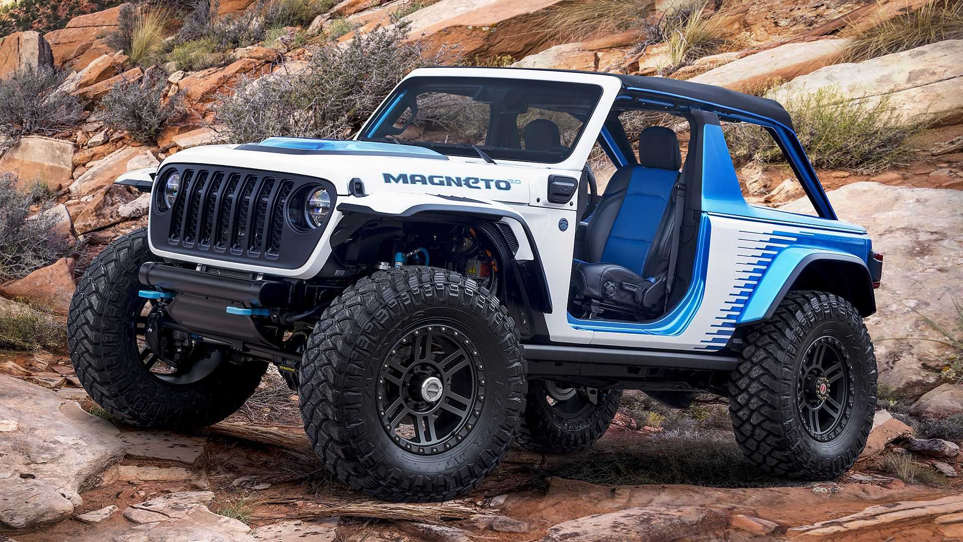 Jeep Wrangler Magneto 3.0: i dettagli del concept