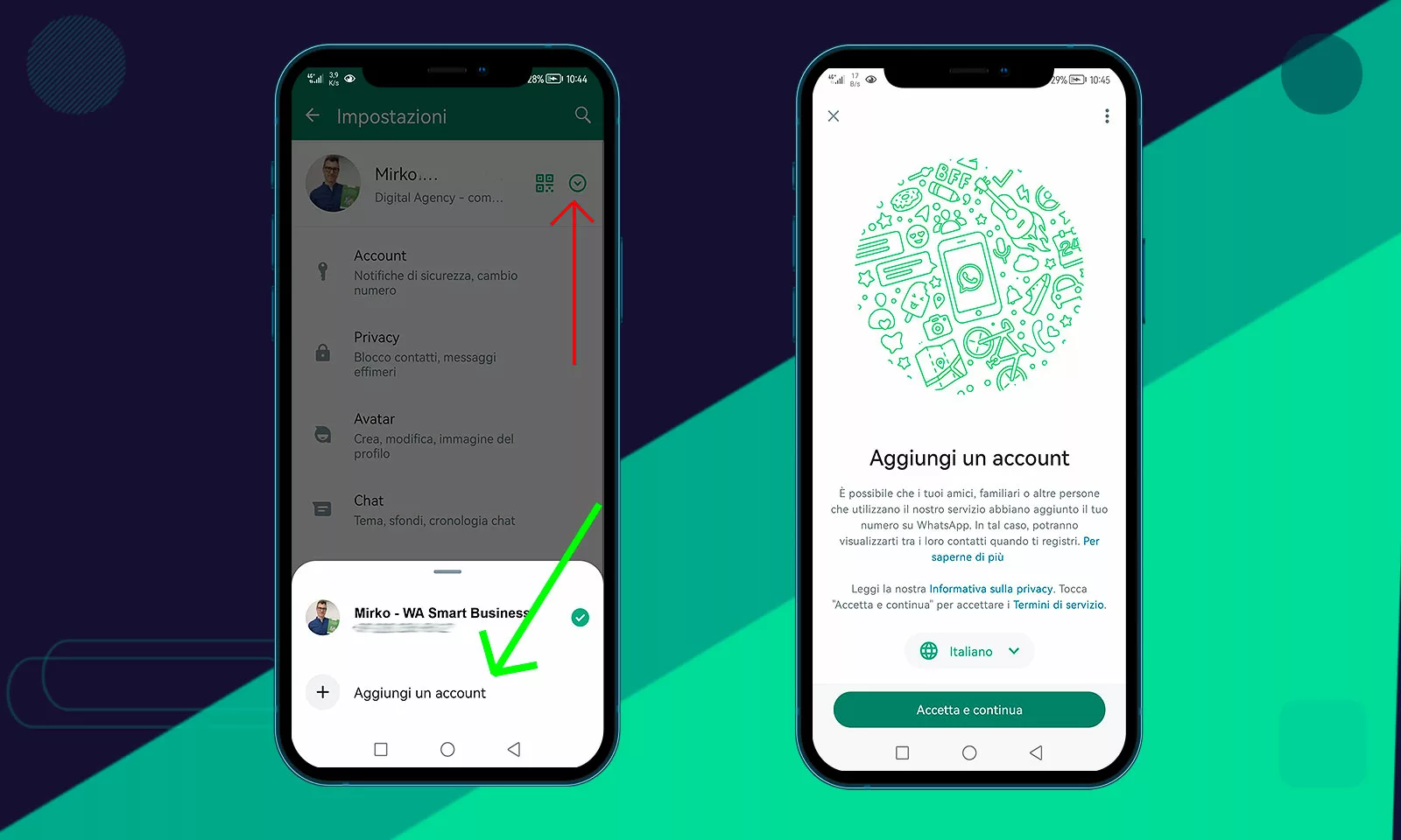 Whatsapp: in arrivo la funzione multi-account su un solo dispositivo Android