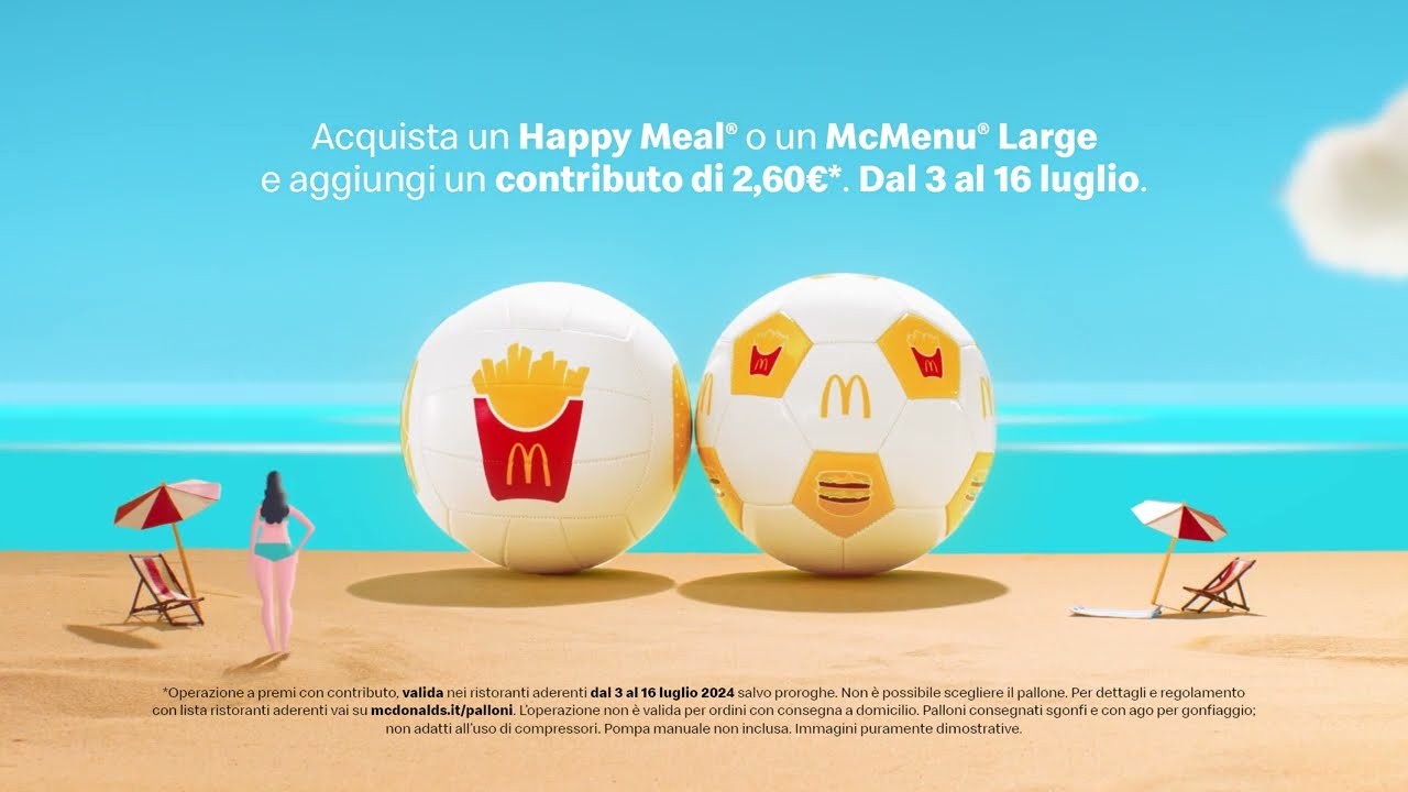 Pallone McDonald’s: promo, quanto costa e come ottenerlo